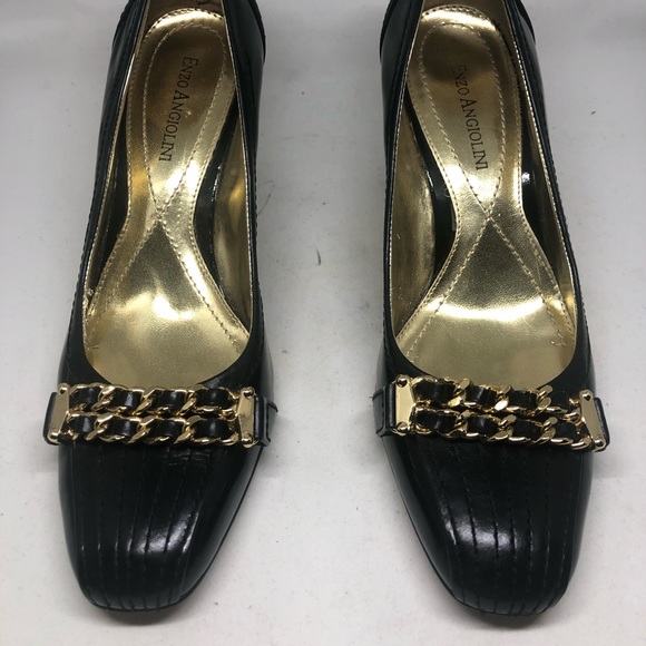 Enzo Angiolini Shoes - Enzo Angiolini Patent Leather pump with Block Heel